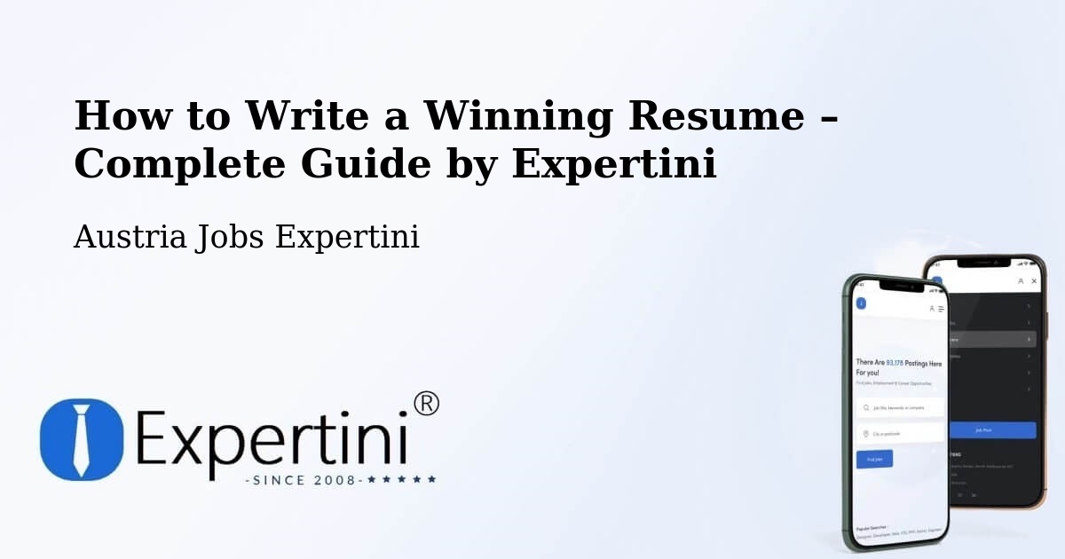 Resume Writing Guide for Job Seekers – Rust - Rust, Austria Jobs Expertini