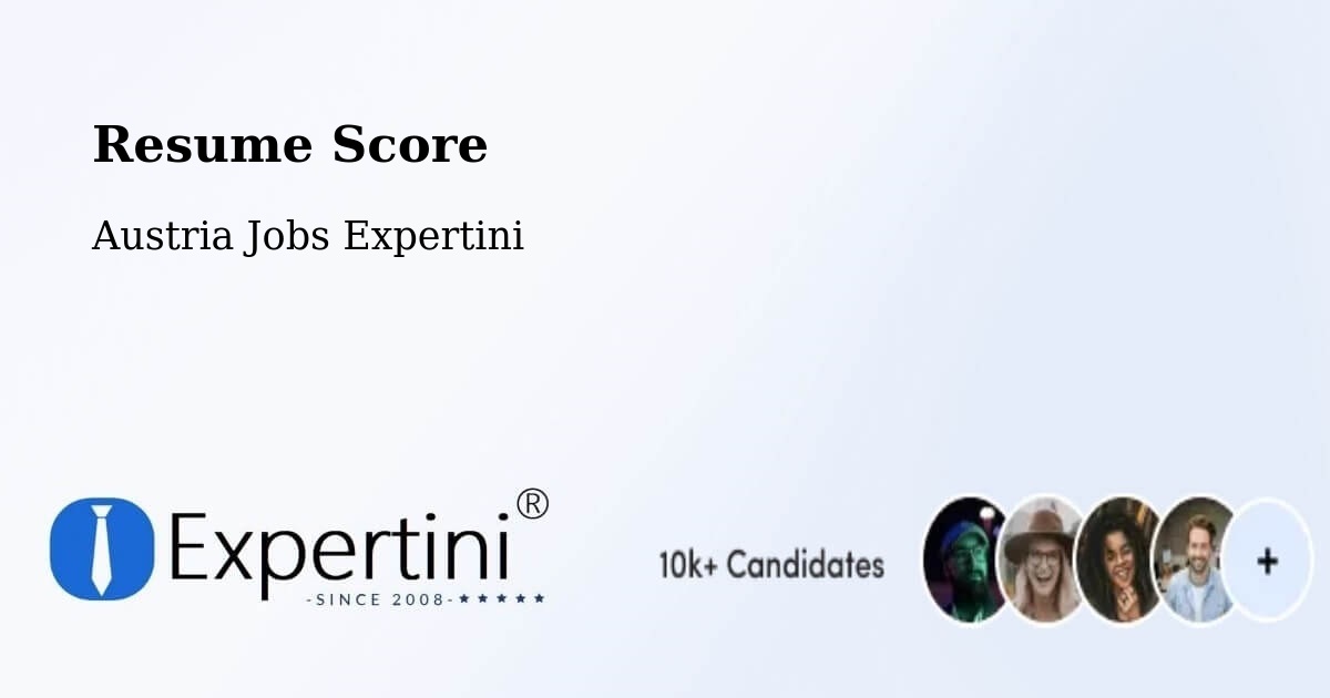 Resume Score & Job Description Match Tool – Rust - Austria Jobs Expertini